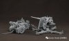 Border Model BT-013 German 88mm Gun Flak36 w/6 anti-aircraft artillery crew members 1/35